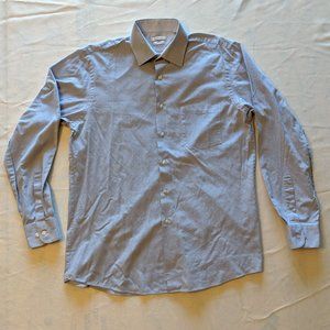 Van Heusen Regular Fit Stretch Gray Dress Shirt